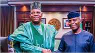 Osinbajo takes vice president-elect Shettima on familiarisation tour of Aso Villa