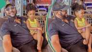Funny little girl makes mum jealous as she sits on dad's lap in video, people react