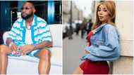 "She'll say she miscarried": Davido's alleged French baby mama calls out for help online over pregnancy