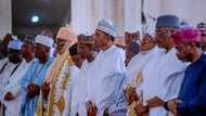 Buhari observes Juma’at prayers for 2019 presidential inauguration at National Mosque (video, photos)