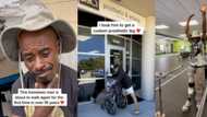Reactions as young man helps homeless stranger walk again ten years after amputation