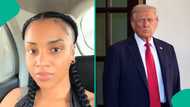 American lady who relocated to Nigeria responds to Donald Trump's threats, her post goes viral
