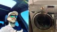 Dad of newborn charged N206k for washing machine gets home and finds N164k inside it with touching message