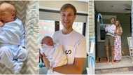 Man quits salary job to be available for his newborn baby whenever he needs him, shares cute photos online