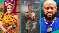 May Edochie beams with pride as daughter bags 3 awards at uni's graduation dinner, fans shade Yul
