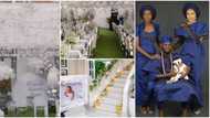Get money in this life: Reactions as AY shares video of lavish, expensive venue decoration for baby's party