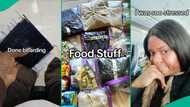 Nigerian lady relocates to Portugal, loads bags with noodles and other foodstuffs, video goes viral