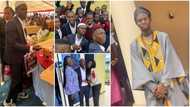 Photos as the youngest king in Nigeria graduates from secondary school, pens touching post
