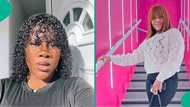 Nigerian lady shares her salary in UK, tackles those asking her to return home, video trends