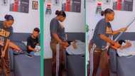 "You got me pregnant": Expectant mum finds husband sleeping at 12am, disturbs him in video