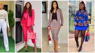 Office outfit inspiration: 11 Nigerian celebrities show how to slay in chic workwear looks