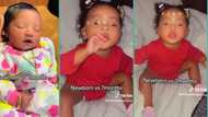 "I love her eyes": Cute little girl with tiny eyeballs leaves netizens in awe, video trends online