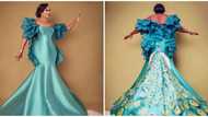 Kemi Olunloyo marks 57th birthday in peacock-inspired look, shares photos