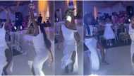 Cute ladies in white gowns "scatter" dancefloor with amazing dancing skills, many react to heartwarming video