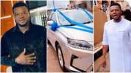 "My queen has done it again": Ayo Olaiya opens mouth in shock as wife surprises him with new Lexus