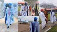 Olofa of Offa alights from private jet in grand style, beautiful photos cause huge stir on social media