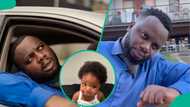 Comedian Sabinus proudly shows off his little daughter’s funny facial expressions: “No DNA needed”