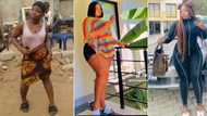 "Only 5 years": Lady with thick legs flaunts body transformation after few years, video causes frenzy