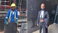 Reactions as man who worked as labourer becomes attorney of same court he helped build, photos go viral
