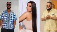 She's a proud snatcher: Many react to moment Whitemoney met Maria and her lover Kelvin in Dubai