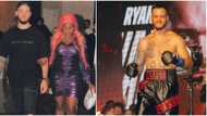 "Eyesight over boxing match": Cuppy consoles fiancé Ryan Taylor after opponent knocked him out during fight