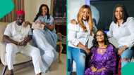 Obi Cubana shares family photos with late mum, speaks on how they are faring: "Thank God for unity"