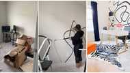 Lady transforms small room into beautiful office herself, photos go viral, leave many people surprised