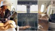 Tiwa Savage shares video of cockpit as she gets invitation from pilot to watch how they fly a plane