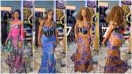 "The students get shape": Tailor gives her apprentices practical, their ankara gown designs amaze many