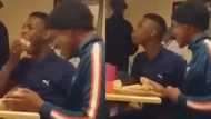 Man swallows giant slices of bread in viral video as if he's eating fufu, his video causes massive stir