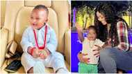 “When you see him, call him odogwu”: Actress Regina Daniels gushes over her 2nd son, shares adorable photos