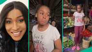 Nigerian mum who took 'ajebo' daughter to market for first time posts her reaction, video trends