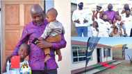 Kind businessman surprises family of 9, gifts them newly furnished 4-bedroom house