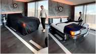Sleeping on Benz: Creative man converts Mercedes 230 to his bed, shows off cool video of bedroom, people react