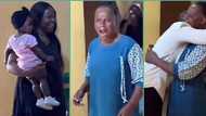 "We pulled a surprise": Nigerian woman sees granddaughter for the first time, her reaction melts hearts