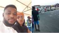 Lagos residents on rampage as police shot dead football fan, lover mourns deceased on social media