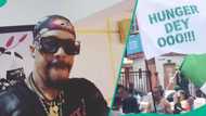 Hank Anuku takes to streets to join ‘Hunger Dey’ protest, video causes stir: “Hunger truly dey”