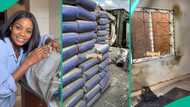 Lagos tenant buys building materials to renovate landlord's house, Nigerians ask questions