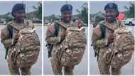 "The training was hard": Beautiful Hausa lady from Nigeria joins US Army, video goes viral on TikTok