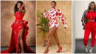 For the love of red: Actress Annie Idibia slays in 11 sizzling looks