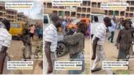 "E no go better for you": Pastor forcefully tries to heal mad woman on road, she insults him in funny video