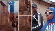He's my backbone - Wife honours husband who works as bricklayer to feed her and kids, shares video