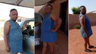 Man leaves social media users confused as he rocks female dress, funny photos stir massive reactions