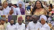Iyabo Ojo noticeably absent as Jide Kosoko, Tope Alabi, other stars attend Yomi Fabiyi’s son’s naming ceremony