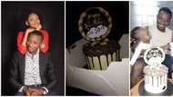 Nigerian man celebrates as he receives birthday cake for the first time in his life, shows it off, many react