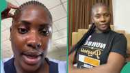 "Marry a kind person": Lady praises Nigerian man who pampers his wife like an egg