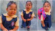 "Is she a half-caste?" Pretty baby with neat skin cries bitterly on her first day of school, video goes viral