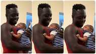 Father finds out new baby loves sleeping when loud music is on, shares evidence in video