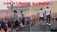 Like we never left: PSquare brag as they almost cause stampede after filling up Liberian stadium, fans scream