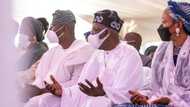 Photos emerge as Tinubu holds special prayer marking 70th birthday hours before cancelling 13th colloquium
